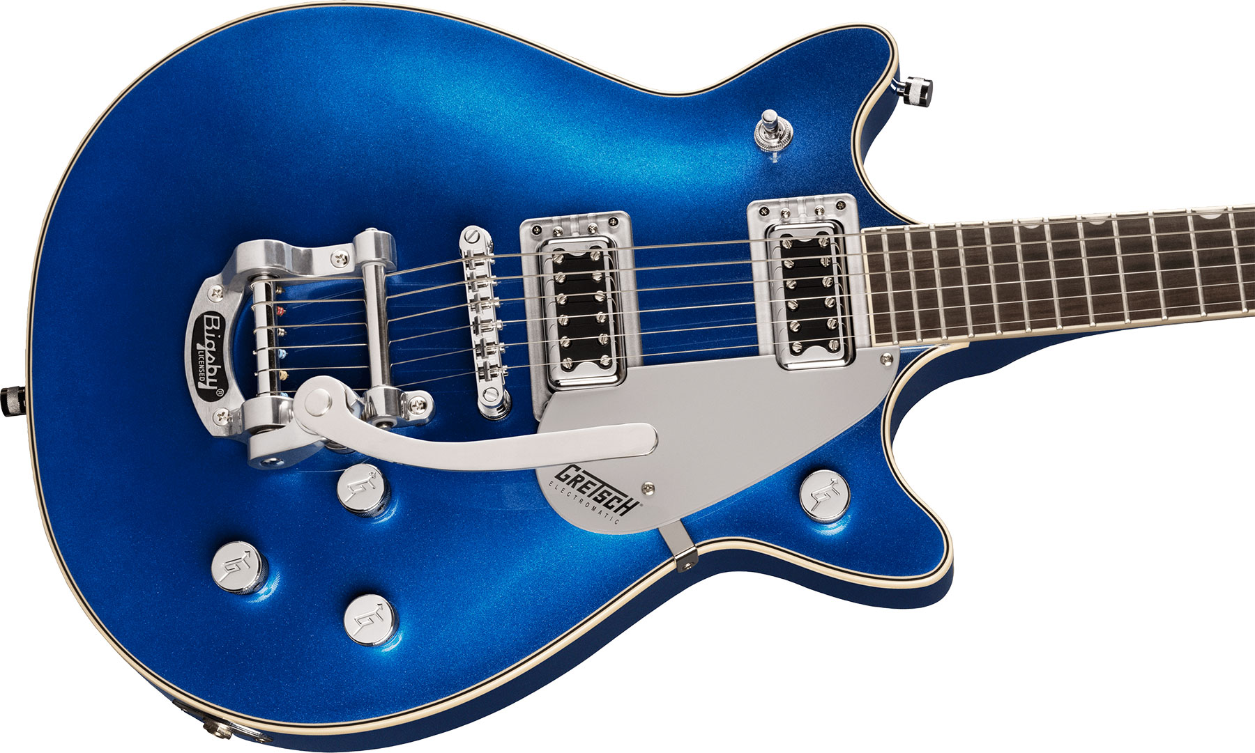 Gretsch G5232t Electromatic Double Jet Ft 2h Bigsby Lau - Fairlane Blue - Guitarra eléctrica de doble corte. - Variation 2