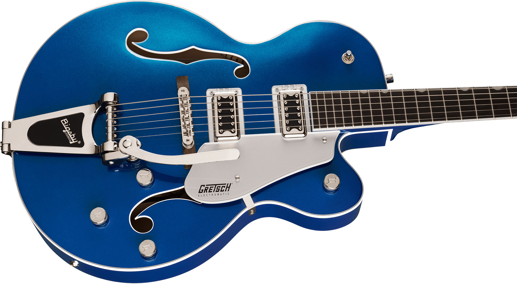 Gretsch G5420t Classic Electromatic Hollow Body Hh Trem Bigsby Lau - Azure Metallic - Semi hollow elektriche gitaar - Variation 2