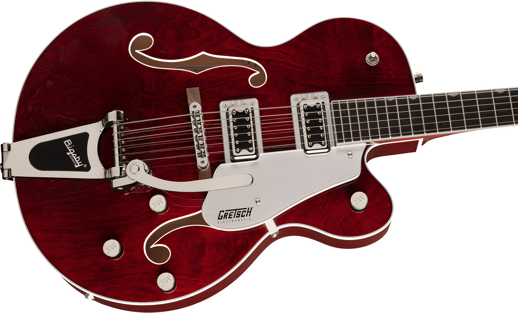 Gretsch G5420t Classic Bigsby Electromatic Hollow Body 2h Trem Lau - Walnut Stain - Semi hollow elektriche gitaar - Variation 2