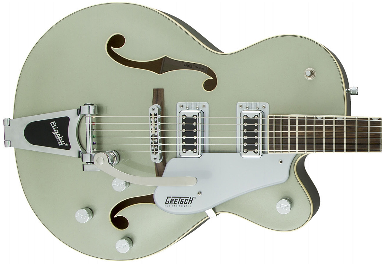 Gretsch G5420t Electromatic Hollow Body 2016 - Aspen Green - Semi hollow elektriche gitaar - Variation 2