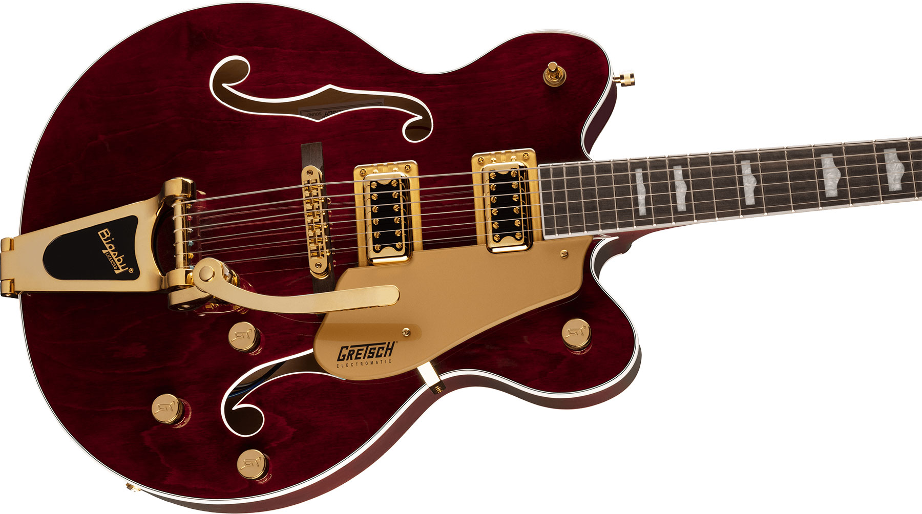 Gretsch G5422tg Electromatic Classic Hollow Body Dc Bigsby Hh Lau - Walnut Stain - Semi hollow elektriche gitaar - Variation 2