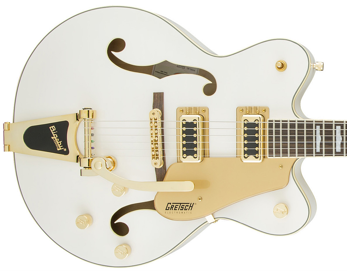 Gretsch G5422tg Electromatic Hollow Body 2016 Bigsby - Snowcrest White - Hollow bodytock elektrische gitaar - Variation 2