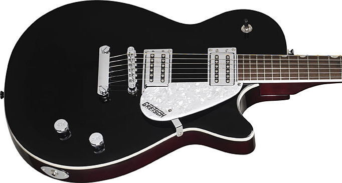 Gretsch G5425 Jet Club Electromatic Solidbody Black - Enkel gesneden elektrische gitaar - Variation 2