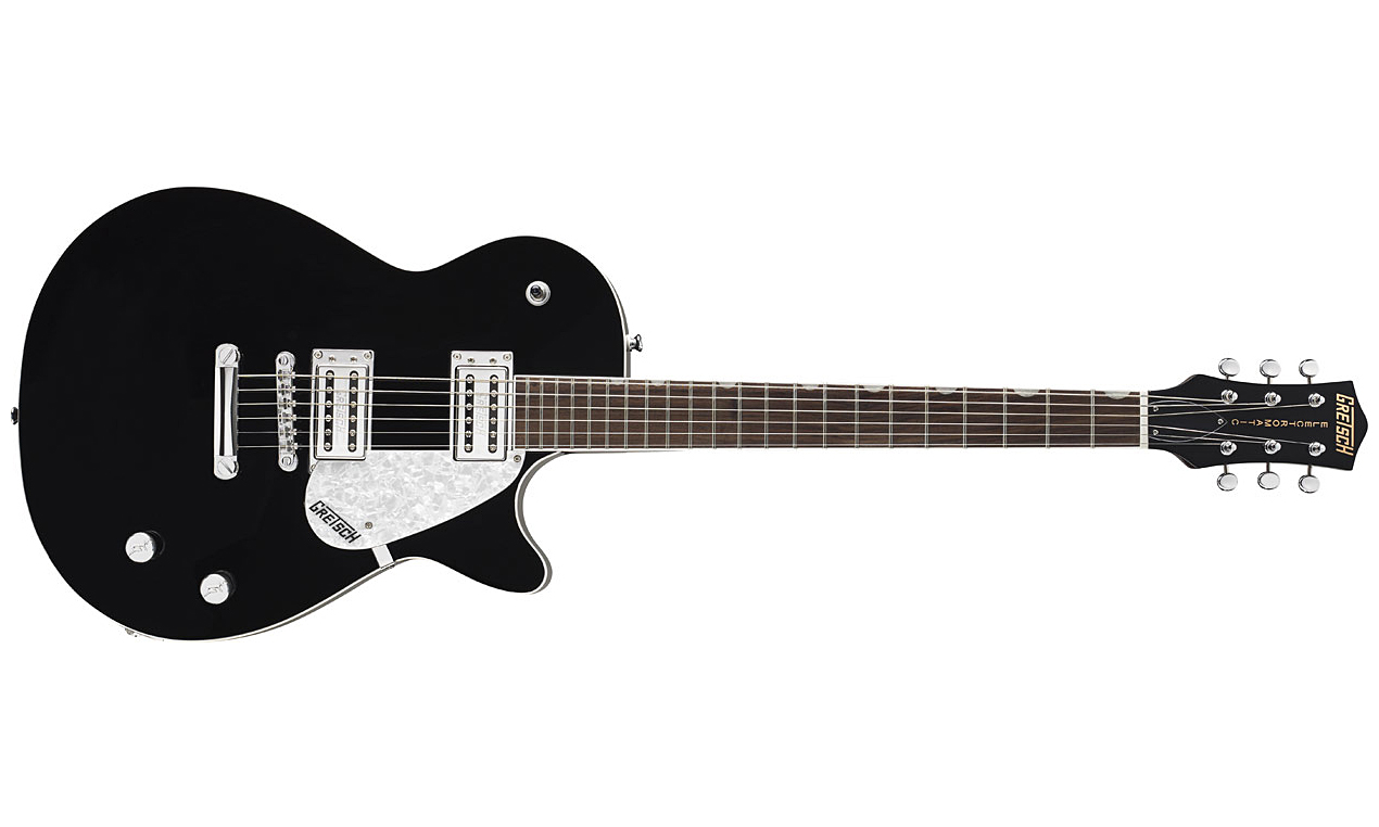 Gretsch G5425 Jet Club Electromatic Solidbody Black - Enkel gesneden elektrische gitaar - Variation 1