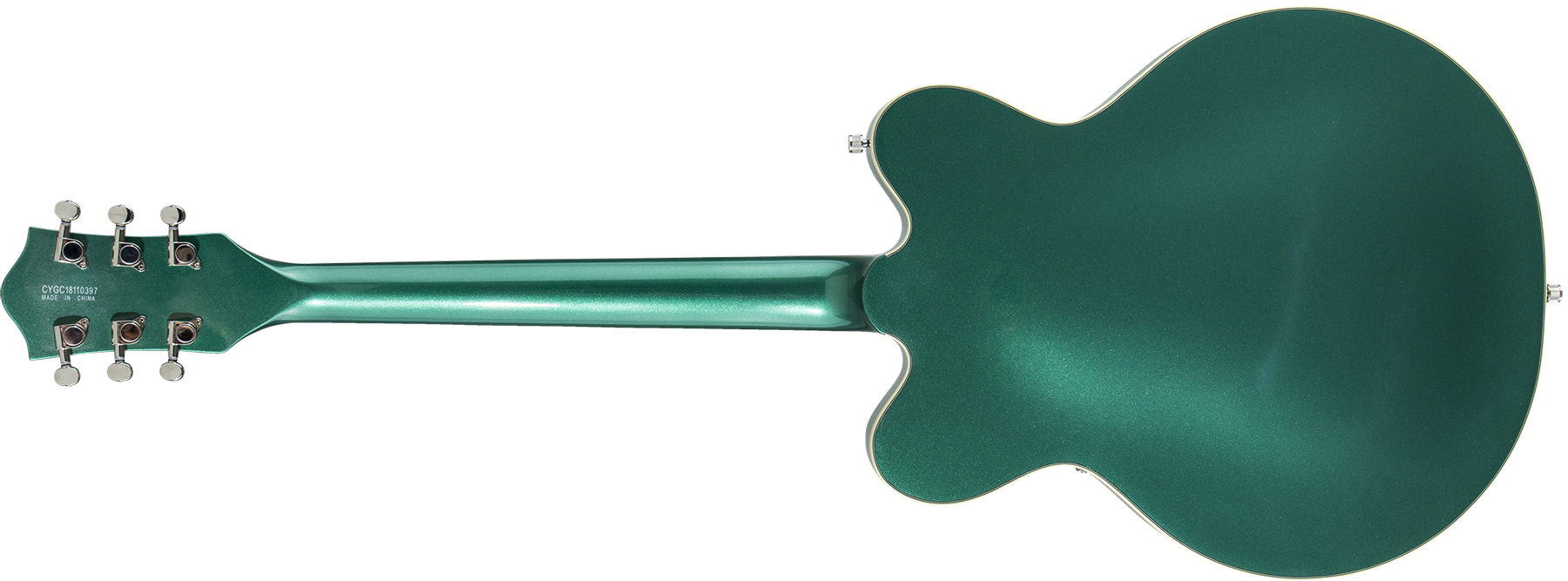 Gretsch G5622t Center Bloc Double Cut Bigsby Electromatic 2019 Hh Lau - Georgia Green - Semi hollow elektriche gitaar - Variation 1