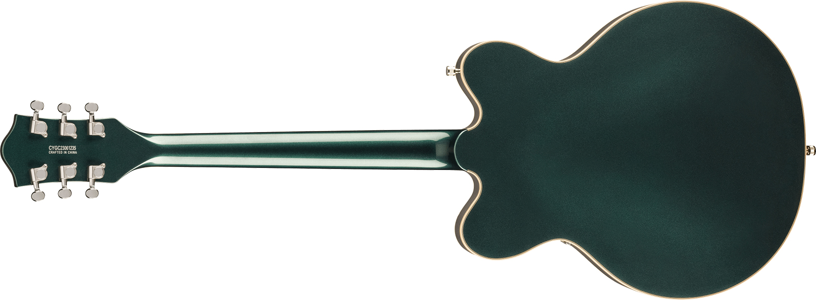 Gretsch G5622t Center Bloc Double-cut Bigsby Electromatic 2h Trem Lau - Cadillac Green - Semi hollow elektriche gitaar - Variation 1