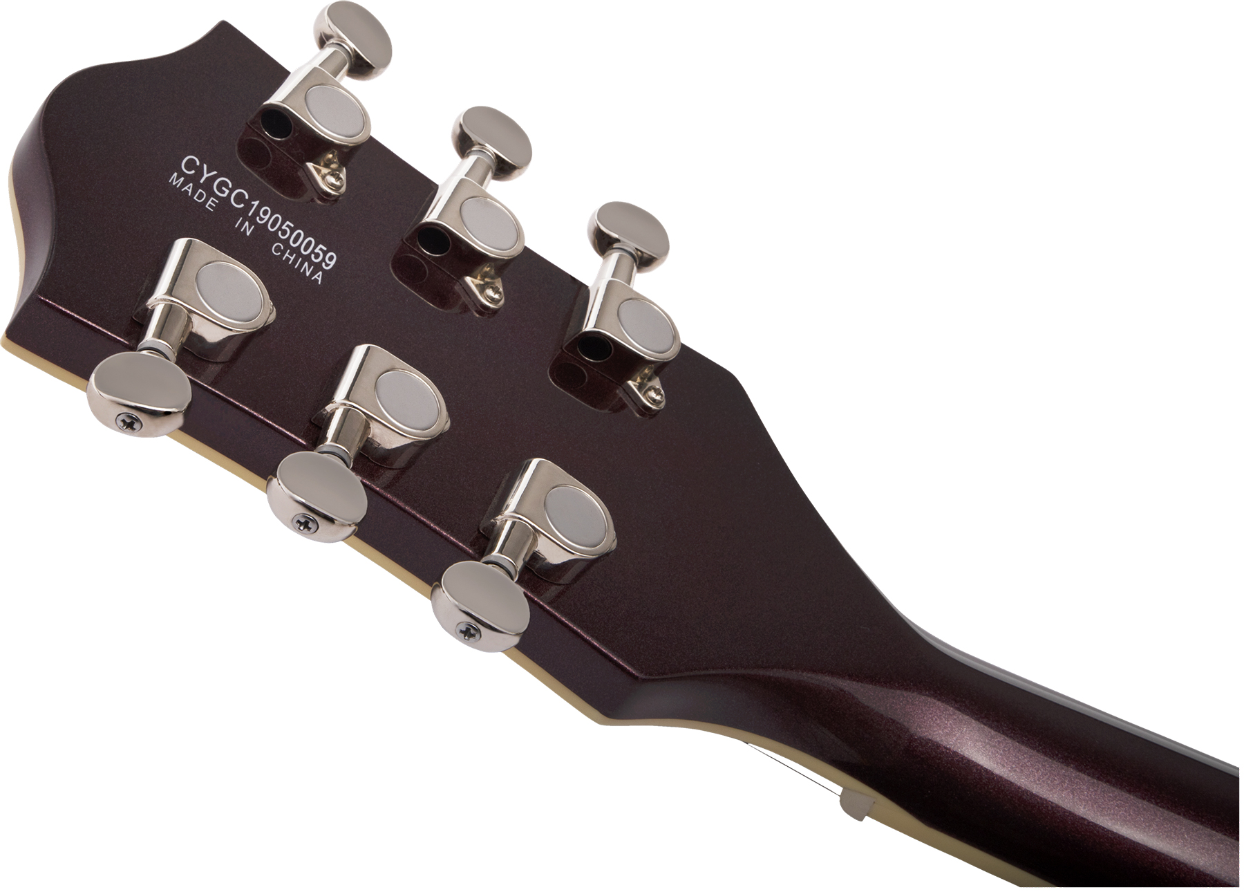 Gretsch G5655t Streamliner Center Block Jr Single-cut Bigsby Hh Trem Lau - Dark Cherry Metallic - Semi hollow elektriche gitaar - Variation 3