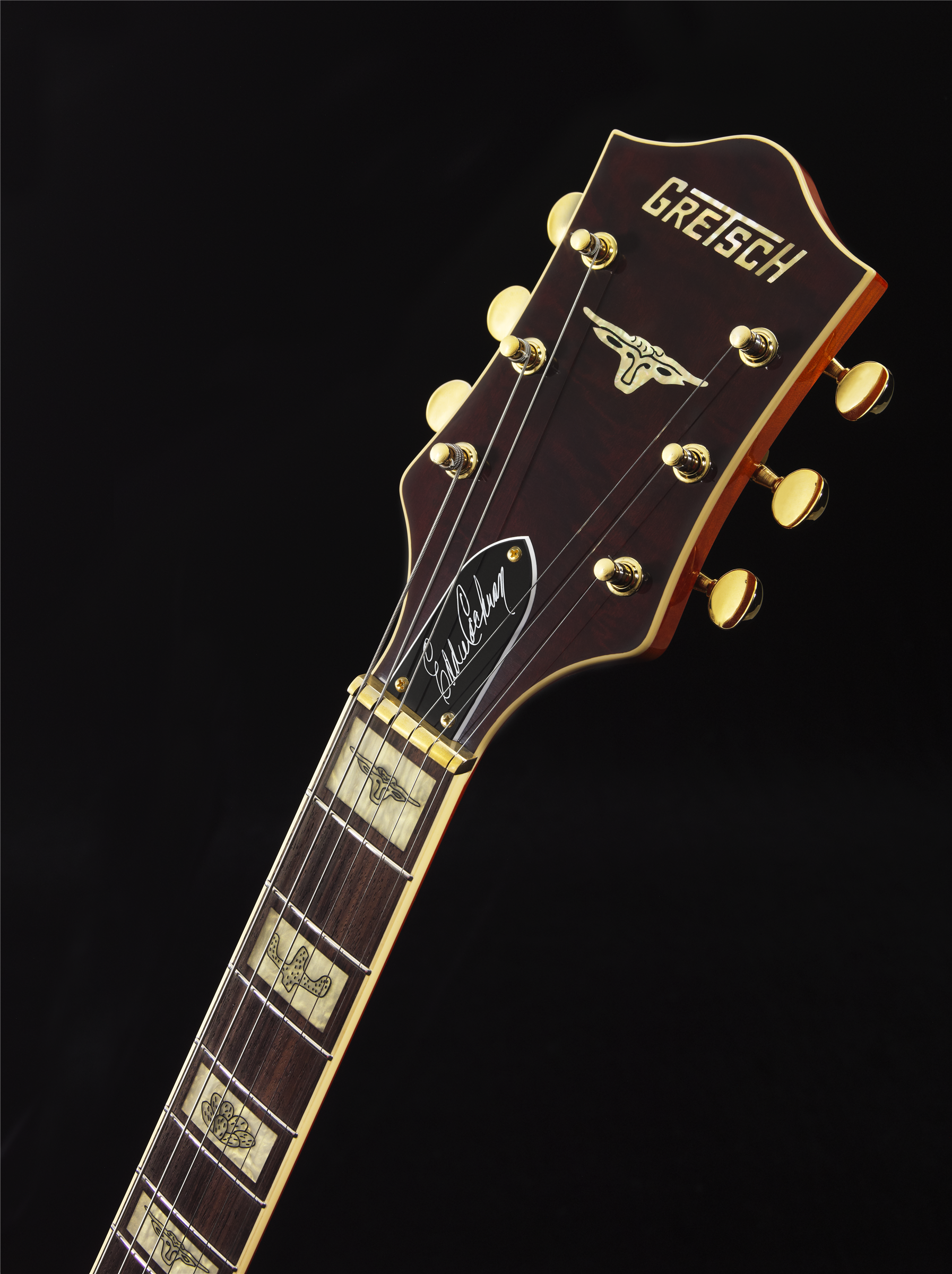 Gretsch G6120 Eddie Cochran Signature - Western Maple Stain - Hollow bodytock elektrische gitaar - Variation 3