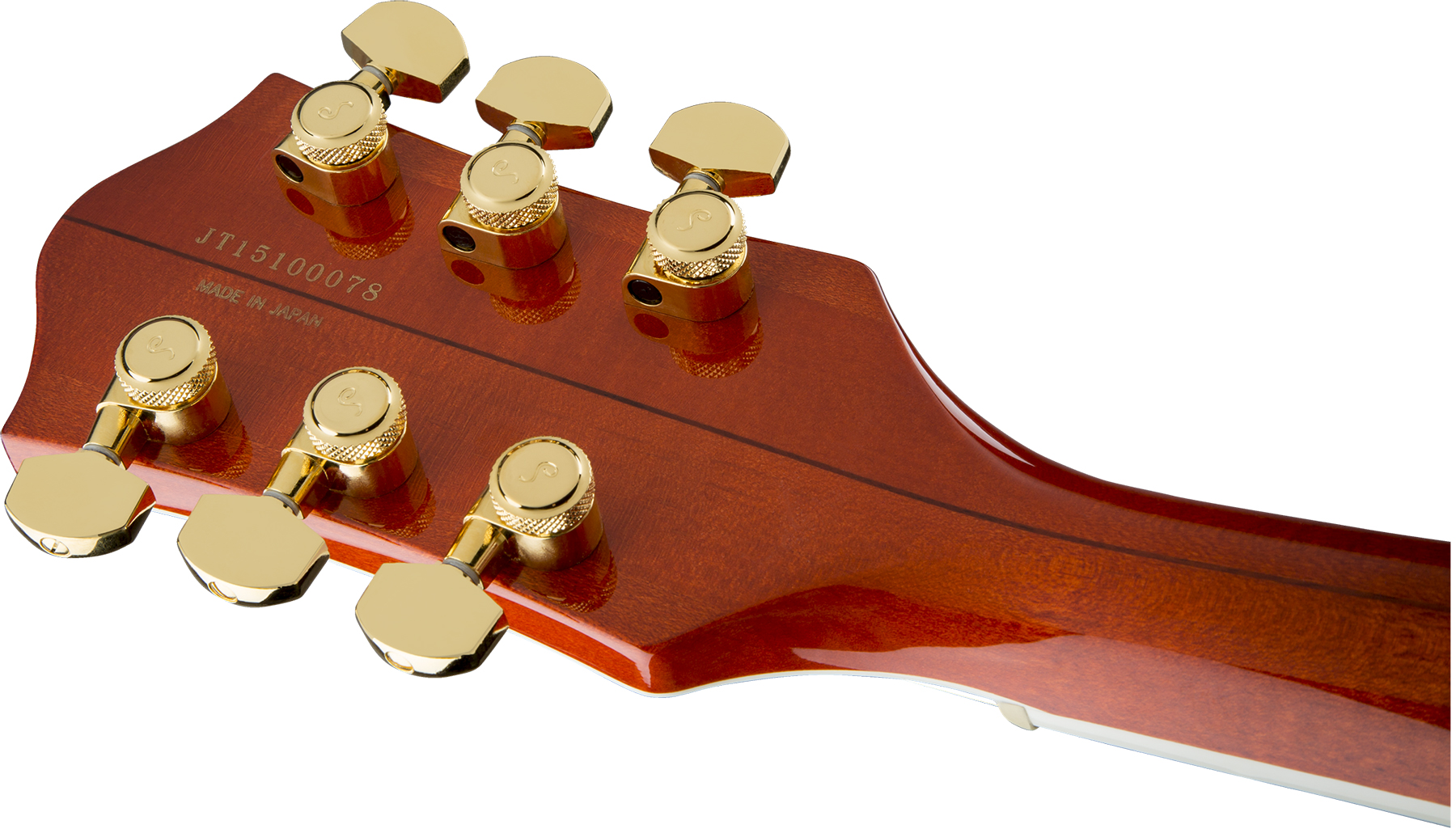 Gretsch G6120tfm Players Edition Nashville Pro Jap Bigsby Eb - Orange Stain - Semi hollow elektriche gitaar - Variation 3