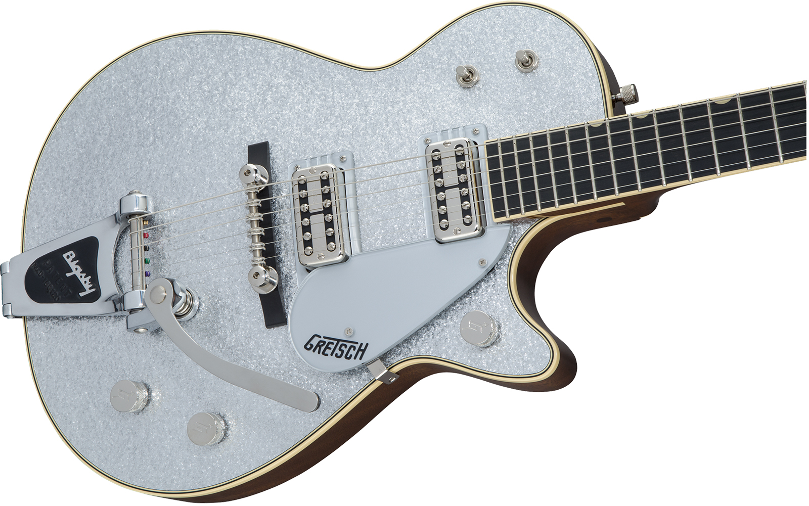 Gretsch G6129tg-59vs Vintage Select 1959 Bigsby Pro Jap 2h Trem Eb - Silver Sparkle - Single cut gitaar - Variation 2