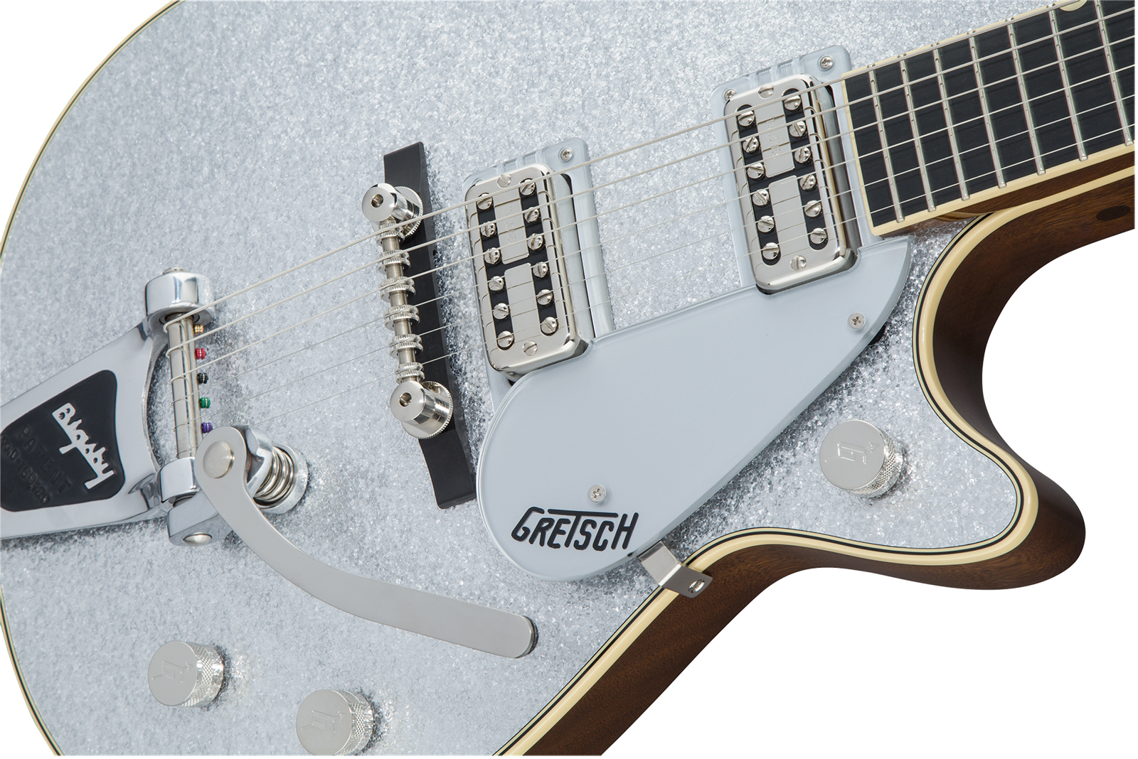 Gretsch G6129tg-59vs Vintage Select 1959 Bigsby Pro Jap 2h Trem Eb - Silver Sparkle - Single cut gitaar - Variation 3