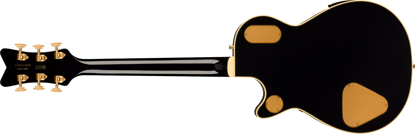 Gretsch G6134tg Paisley Penguin Bigsby Pro Jap 2h Trem Eb - Black Paisley - Enkel gesneden elektrische gitaar - Variation 1