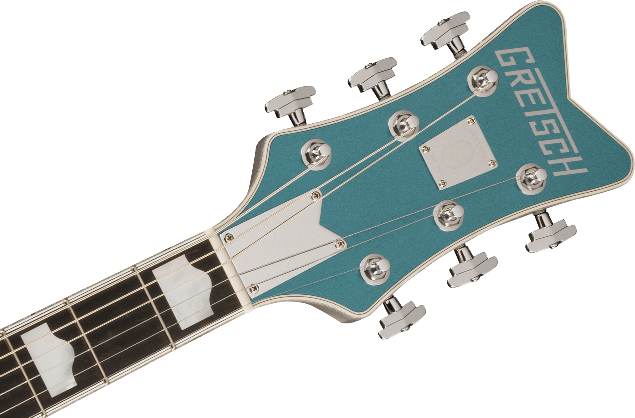 Gretsch G6136t-140 Ltd 140th Double-platinum Falcon Eb - Two-tone Stone Platinum/pure Platinum - Semi hollow elektriche gitaar - Variation 4