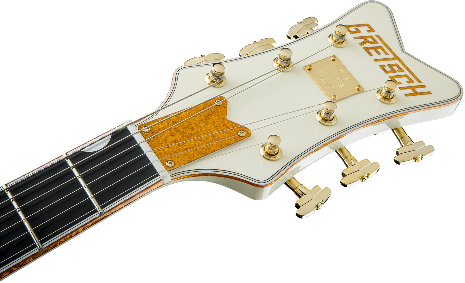 Gretsch G6136t-59 Falcon Vintage Select Edition Hollow Body Pro Jap  2h Tv Jones Trem Eb - Vintage White - Hollow bodytock elektrische gitaar - Variat