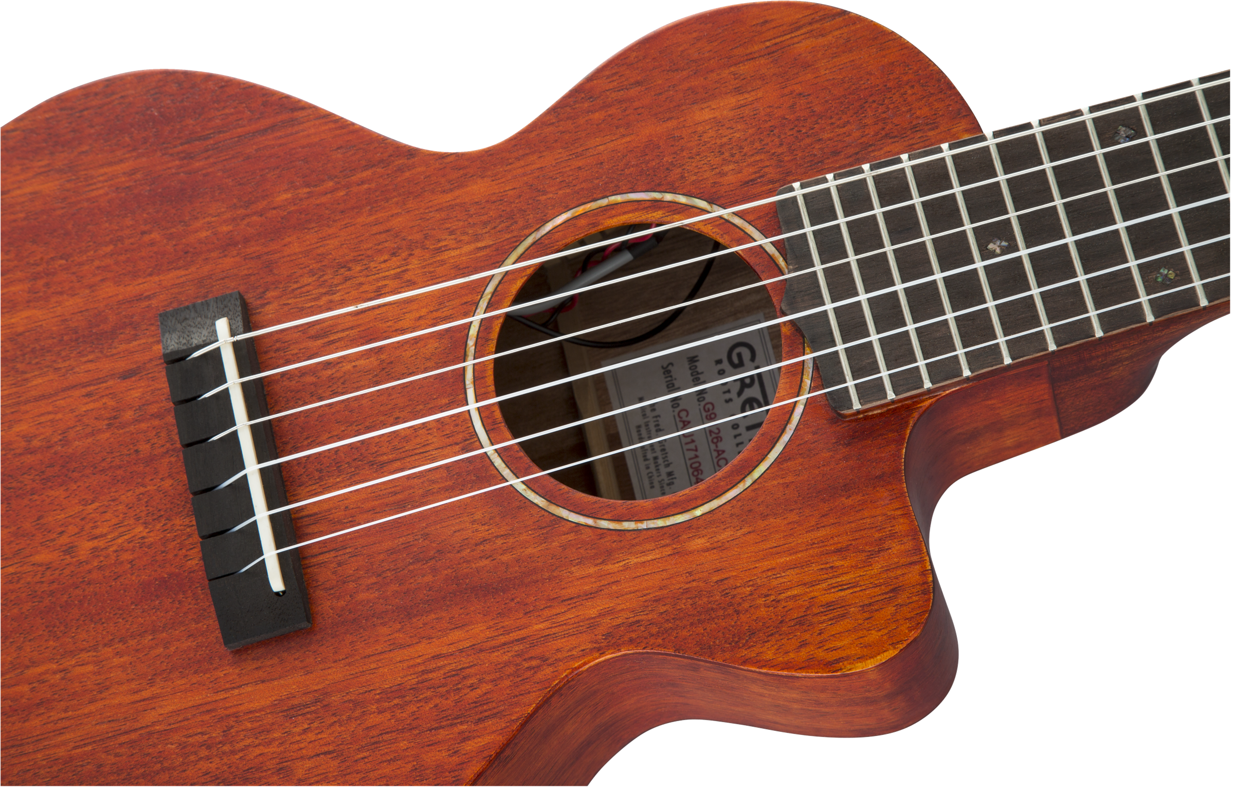 Gretsch G9126 A.c.e. Guitar Ukulele - Honey Mahogany Stain - Gitalele - Variation 3