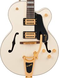 Semi hollow elektriche gitaar Gretsch G2420TG Streamliner Hollow Body Bigsby Ltd - vintage white