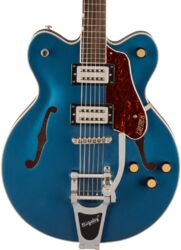 Streamliner G2622T Center Block Double-Cut with Bigsby - dark denim