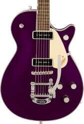 Enkel gesneden elektrische gitaar Gretsch G5210T-P90 Electromatic Jet Two 90 Single-Cut with Bigsby - Amethyst