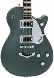Enkel gesneden elektrische gitaar Gretsch G5220 Electromatic Jet BT V-Stoptail - Jade grey metallic