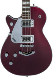 Linkshandige elektrische gitaar Gretsch G5220LH Electromatic Jet BT Single-Cut V-Stoptail - Dark cherry metallic