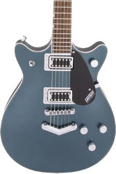 Guitarra eléctrica de doble corte. Gretsch G5222 Electromatic Double Jet BT with V-Stoptail - Jade grey metallic