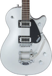 Enkel gesneden elektrische gitaar Gretsch G5230T Electromatic Jet FT Single-Cut with Bigsby - Airline silver