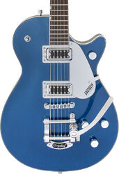 Enkel gesneden elektrische gitaar Gretsch G5230T Electromatic Jet FT Single-Cut with Bigsby - Aleutian blue