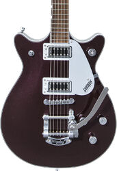 Guitarra eléctrica de doble corte. Gretsch G5232T Electromatic Double Jet FT with Bigsby - Dark cherry metallic