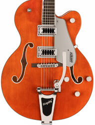 Semi hollow elektriche gitaar Gretsch G5420T Electromatic Classic Hollow Body Single-Cut with Bigsby - Orange stain