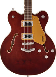 Semi hollow elektriche gitaar Gretsch G5622 Electromatic Center Block Double-Cut with V-Stoptail - Aged walnut