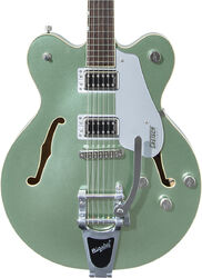 Semi hollow elektriche gitaar Gretsch G5622T Electromatic Center Block Double-Cut with Bigsby - Aspen green