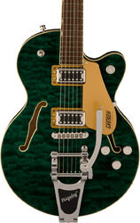 Semi hollow elektriche gitaar Gretsch G5655T-QM Electromatic Center Block Jr. Single-Cut - Mariana