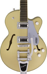 Semi hollow elektriche gitaar Gretsch G5655T Electromatic Center Block Jr. Single-Cut Bigsby - Casino gold