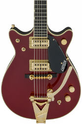 Guitarra eléctrica de doble corte. Gretsch G6131T-62 Vintage Select ’62 Jet With Bigsby (Japan) - Vintage firebird red