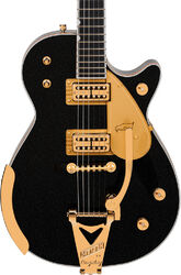 Single cut gitaar  Gretsch Professionnal G6134TG-58 1958 Custom Penguin Bigsby Ltd (Japan) - Emerald Night