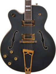 Linkshandige elektrische gitaar Gretsch Tim Armstrong G5191BK Electromatic Hollow Body Left-Handed - Black matte