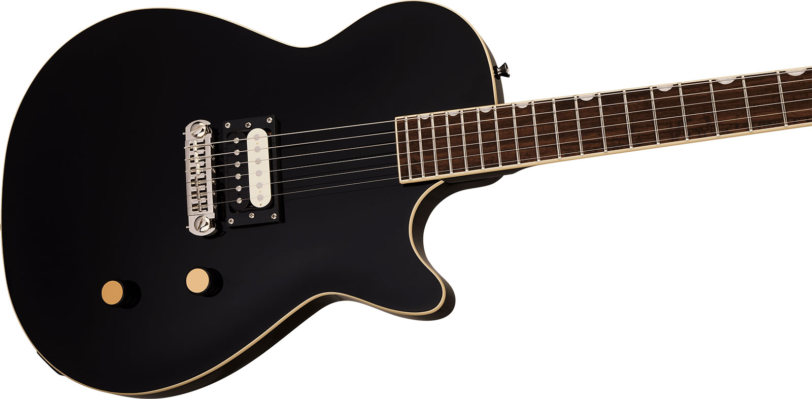 Gretsch Jet 1 Pickup Streamliner 1h Ht Lau - Jet Black - Single cut gitaar - Variation 2