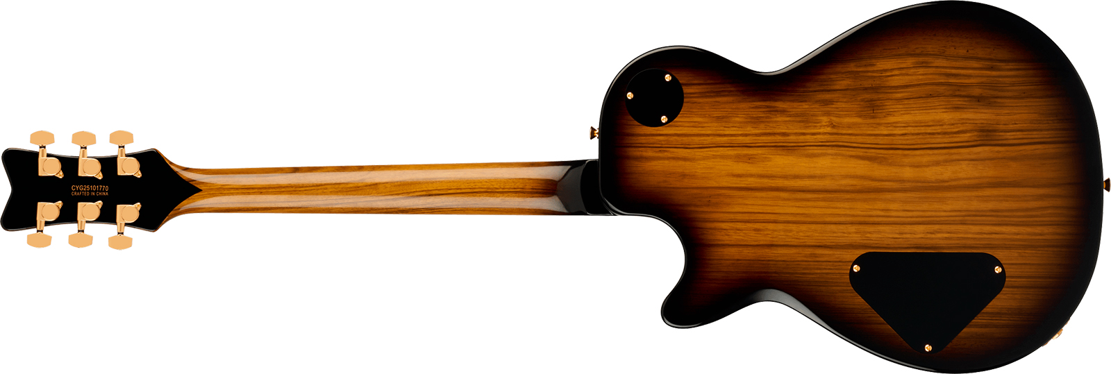 Gretsch Jet Black Limba Electromatic Ltd Chi 2h Ht Eb - Sunburst - Single cut gitaar - Variation 1