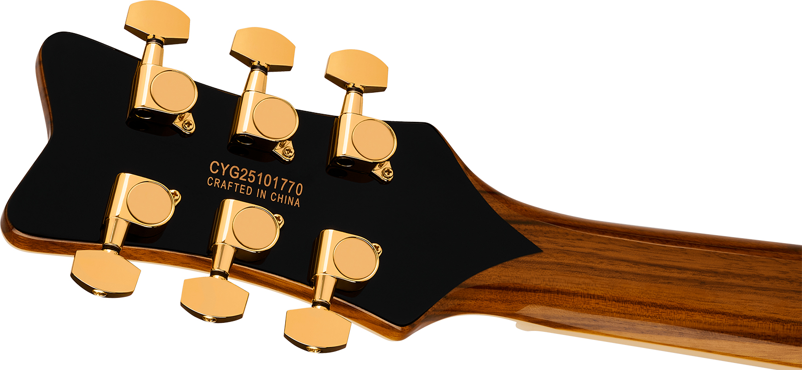 Gretsch Jet Black Limba Electromatic Ltd Chi 2h Ht Eb - Sunburst - Single cut gitaar - Variation 4