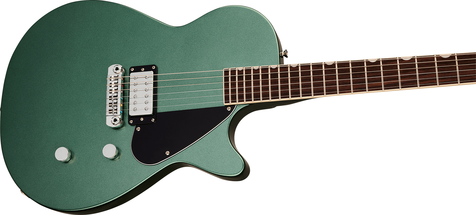 Gretsch Jet Club 1-pickup Electromatic 1h Ht Rw - Steel Olive - Single cut gitaar - Variation 2