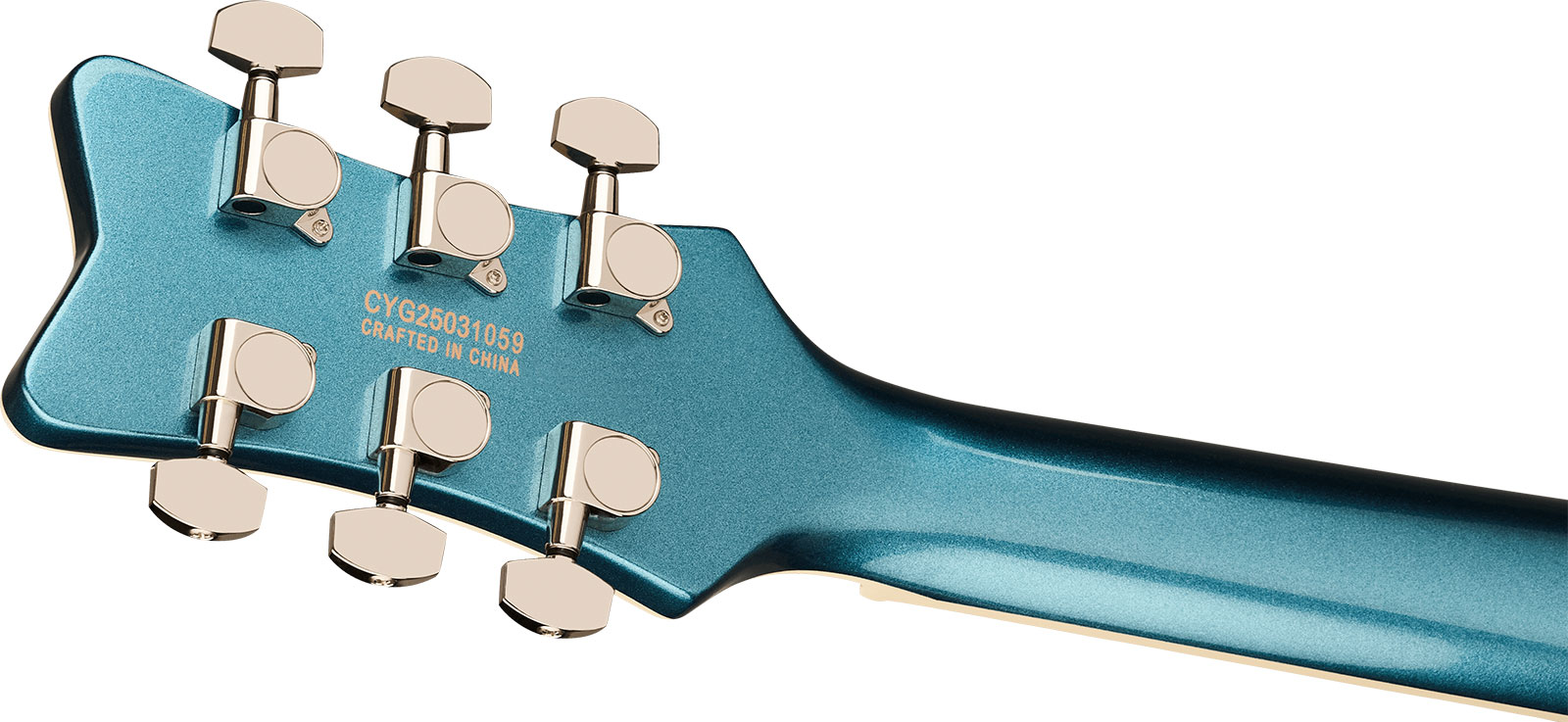 Gretsch Jet Club Electromatic 2h Ht Rw - Riviera Blue - Single cut gitaar - Variation 3