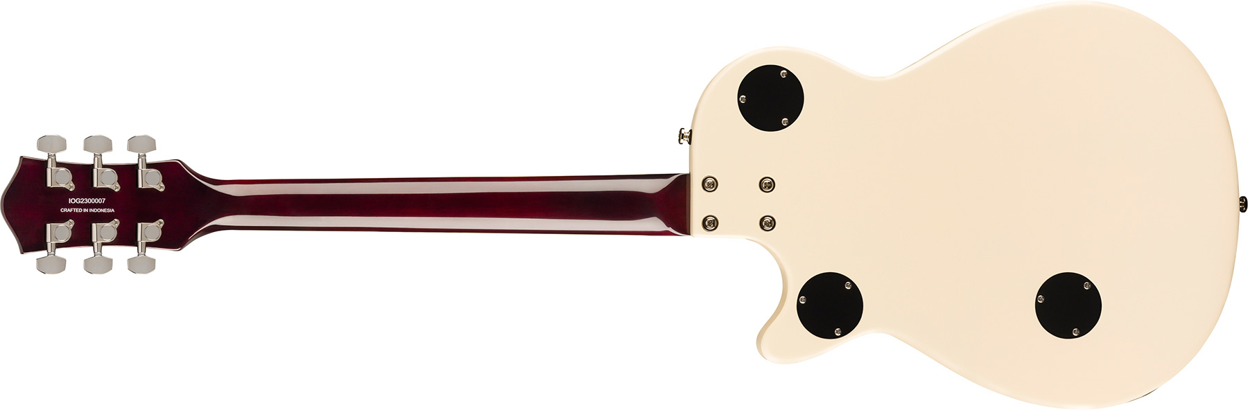 Gretsch Jet Club Sc Wraparound Streamliner 2h Ht Lau - Vintage White - Enkel gesneden elektrische gitaar - Variation 1