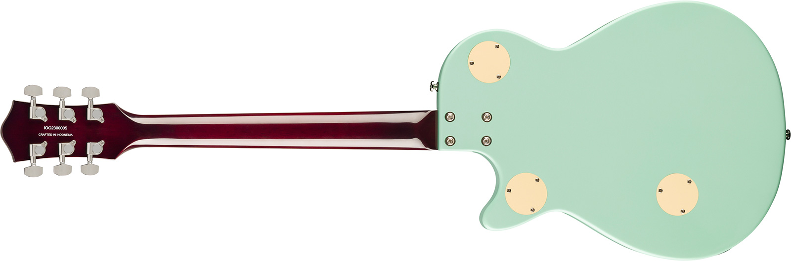 Gretsch Jet Club Sc Wraparound Streamliner 2h Ht Lau - Mint Metallic - Enkel gesneden elektrische gitaar - Variation 1