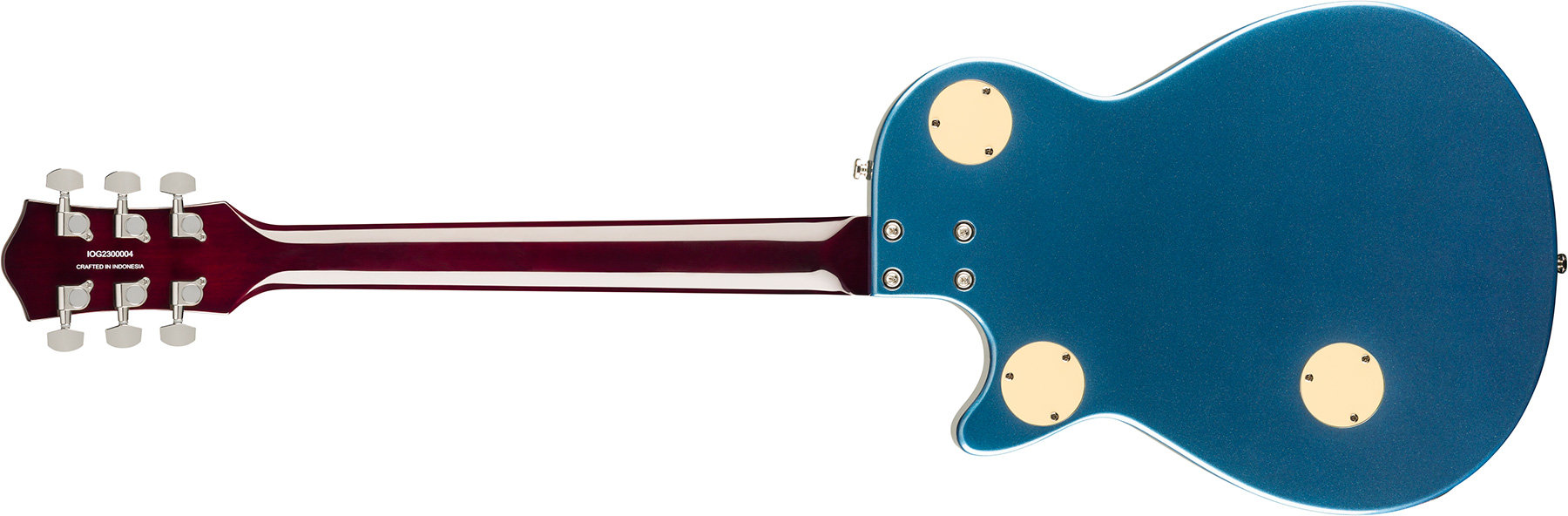 Gretsch Jet Club Sc Wraparound Streamliner 2h Ht Lau - Dark Denim - Enkel gesneden elektrische gitaar - Variation 1