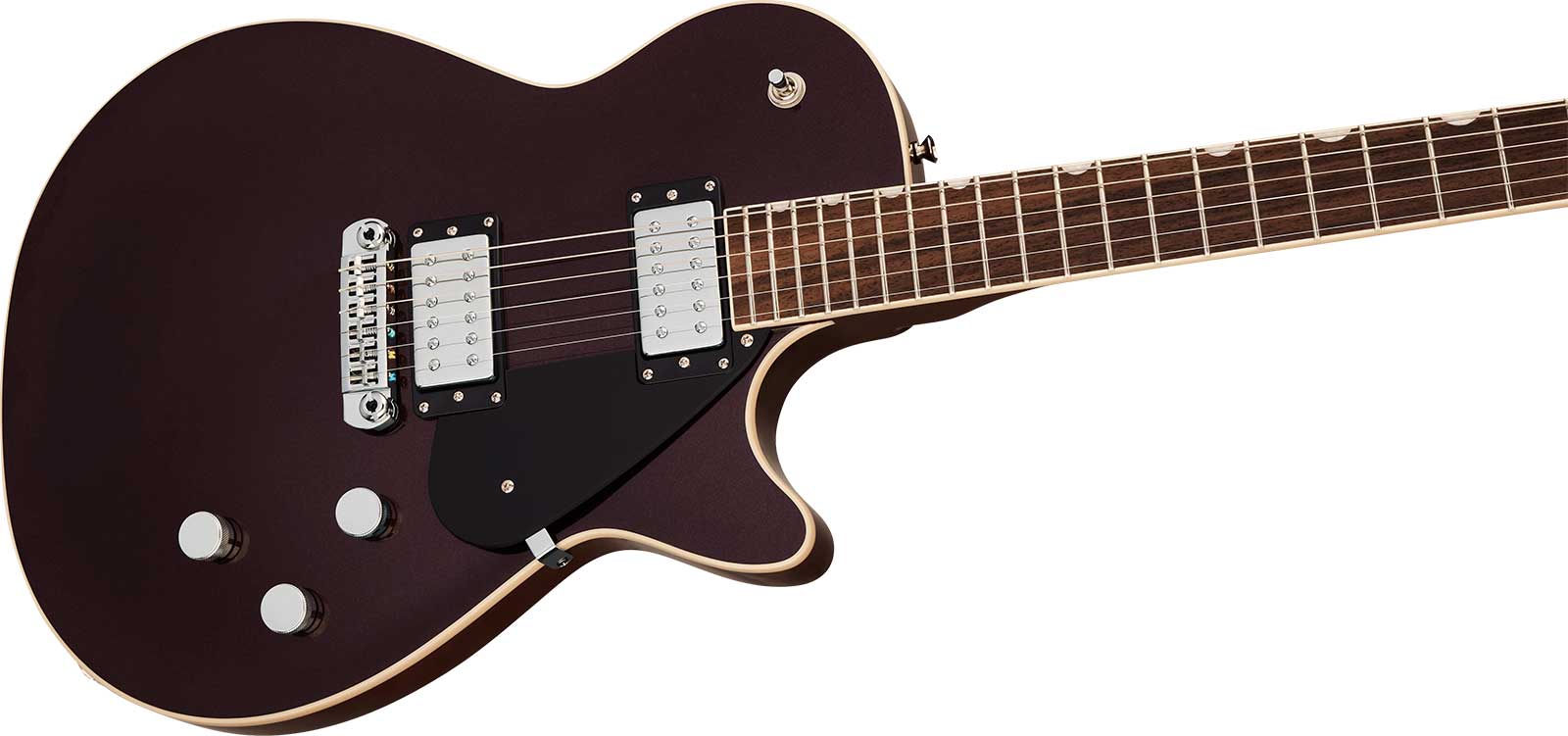 Gretsch Jet Electromatic 2h Ht Rw - Dark Cherry Metallic - Single cut gitaar - Variation 2