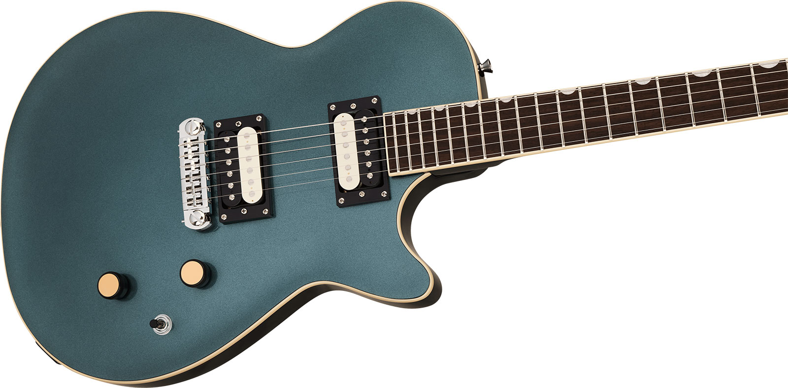 Gretsch Jet Streamliner 2h Ht Lau - Gunmetal - Single cut gitaar - Variation 2