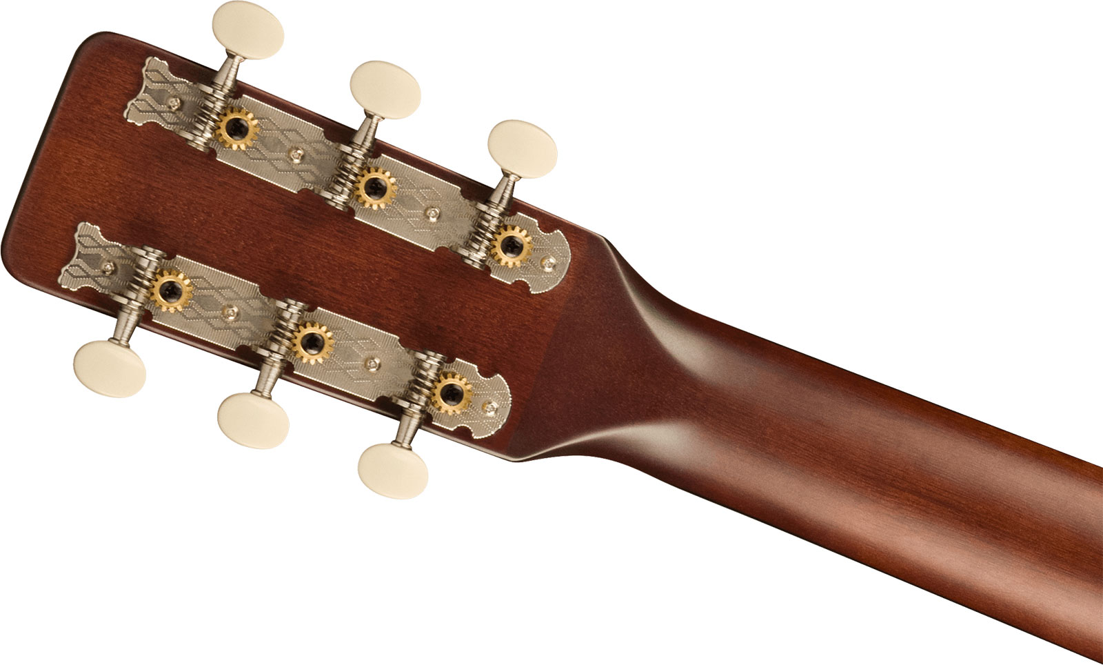 Gretsch Jim Dandy Deltoluxe Concert Tout Sapele Noy - Black Top Semi Gloss - Volksgitaar - Variation 3