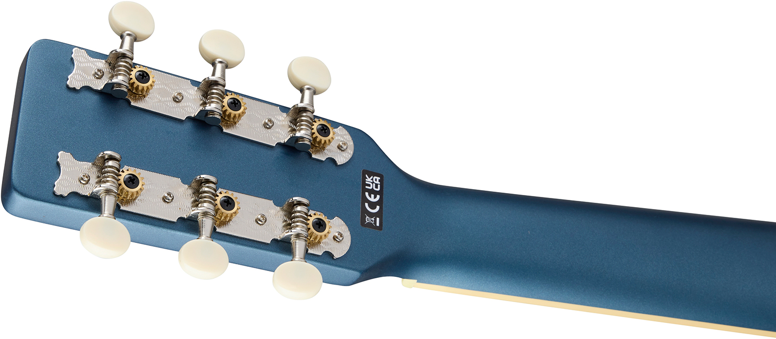 Gretsch Jim Dandy Deltoluxe Ltd Concert Shsc Tout Sapele Noy - Dark Denim - Folk gitaar - Variation 3