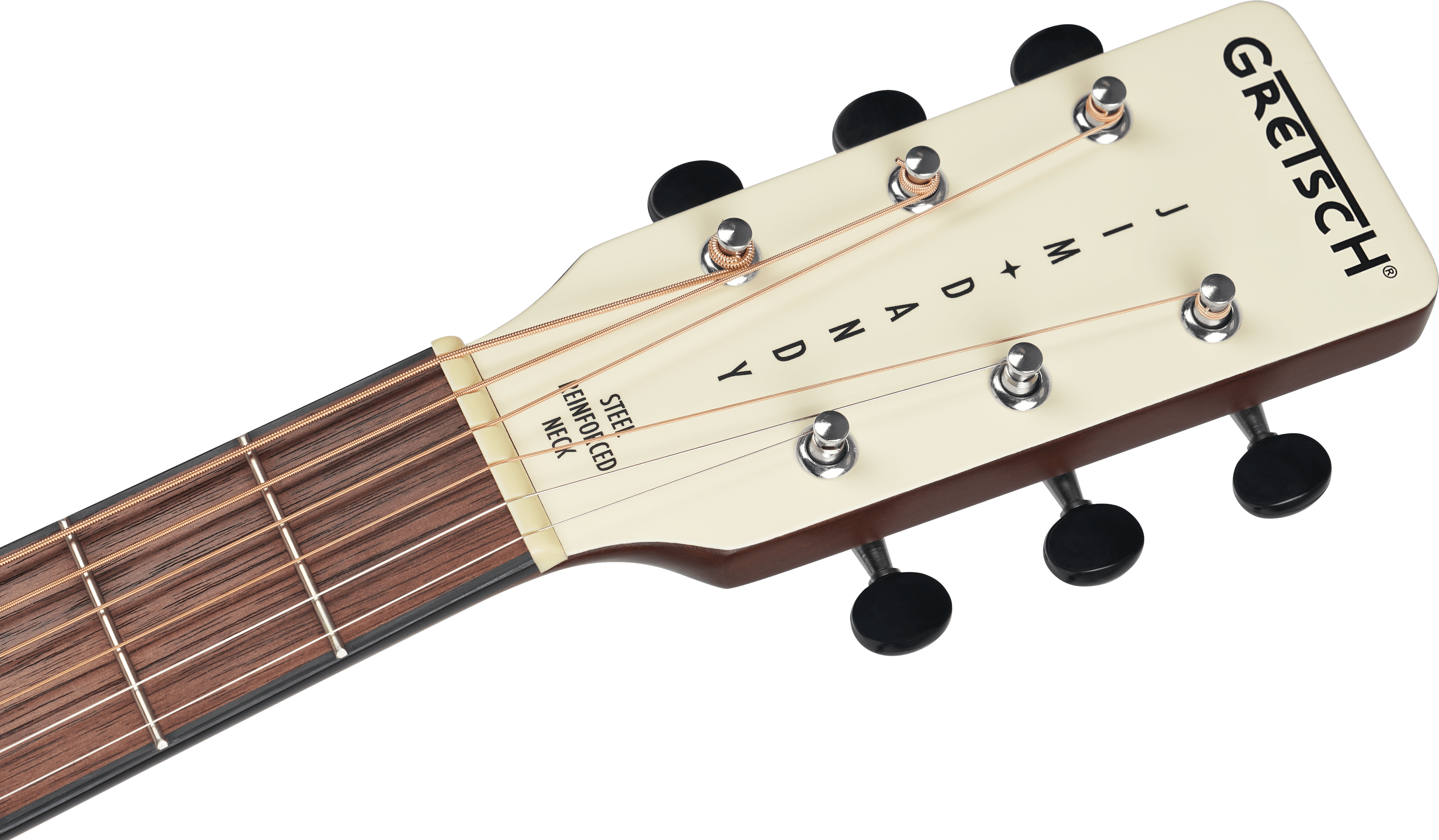 Gretsch Jim Dandy Parlor Ltd Sapele Wal - Vintage White - Folk gitaar - Variation 3