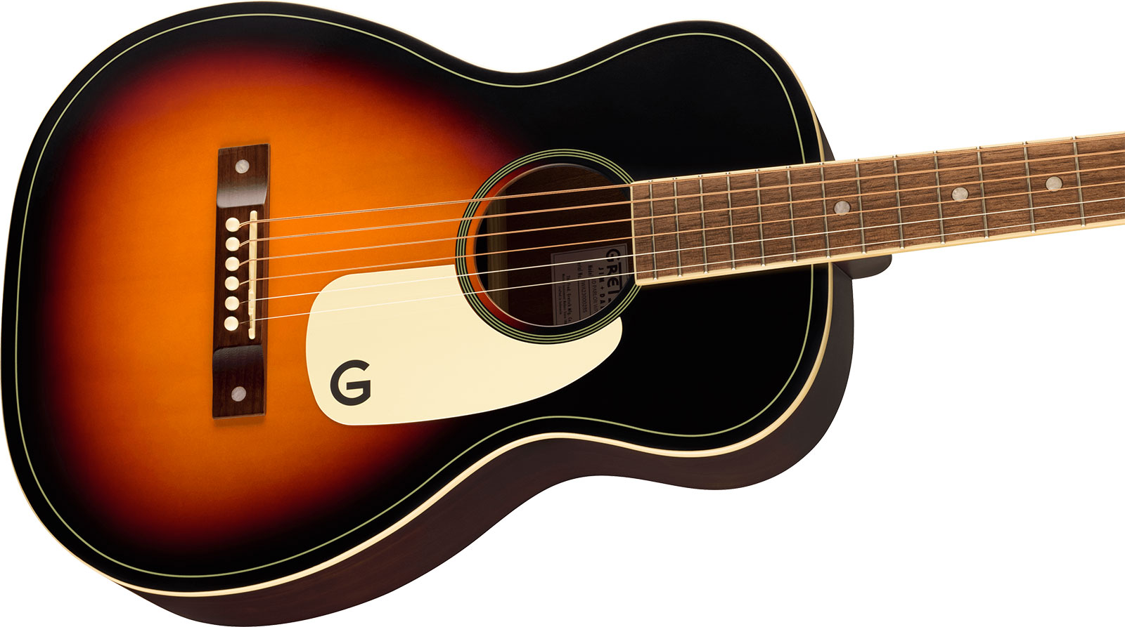 Gretsch Jim Dandy Parlor Tout Tilleul Noy - Rex Burst Semi Gloss - Western reisgitaar - Variation 2